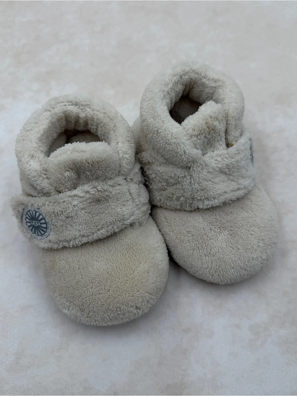 UGG Cozy Plush Baby Booties - Cream